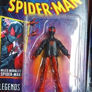 Spiderman Miles Morales Action Figure - Red and Black